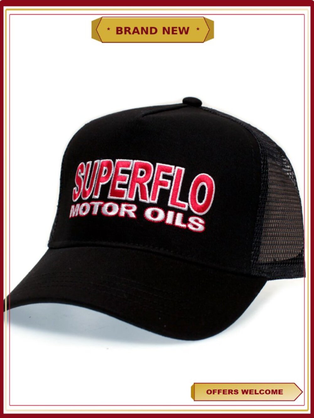 Superflo Hat Cole Harry Hogge Cap Trucker Unisex Adult